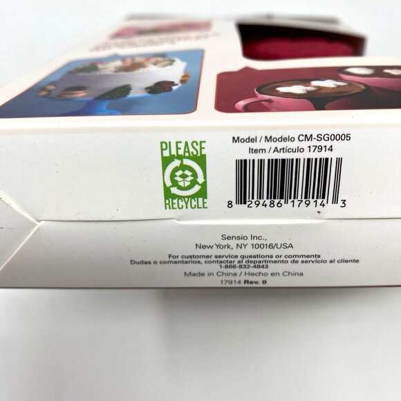 So Yummy Bella 2pc Chocolate Mold Set Snowman Santa Snowflakes Candy Canes - Picture 4 of 7